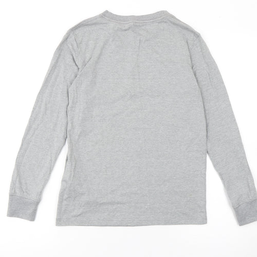 Levi's Boys Grey Long Sleeve Logo T-Shirt Size 14 Years