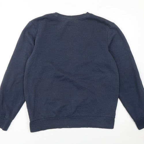 Converse Boys Blue XL Pullover Graphic Sweatshirt 13-15 Yrs Regular Fit