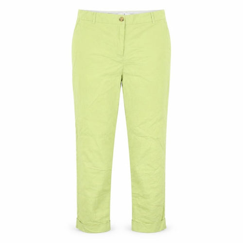 Jasper Conran Women Green Chino Trousers Size 12 Cotton Blend