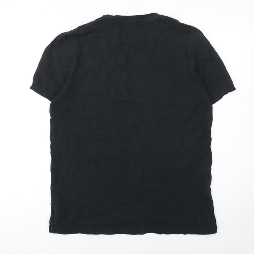 Ralph Lauren Men's Black Polo Logo T-Shirt Size M Slim Fit Cotton