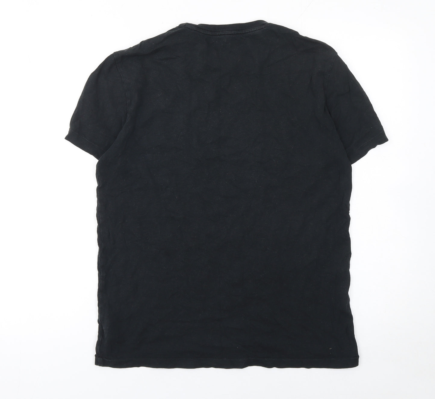 Ralph Lauren Men's Black Polo Logo T-Shirt Size M Slim Fit Cotton