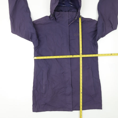 Regatta Womens Purple Waterproof Hooded Rain Coat Size 10