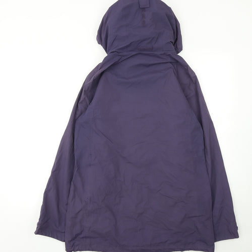 Regatta Womens Purple Waterproof Hooded Rain Coat Size 10
