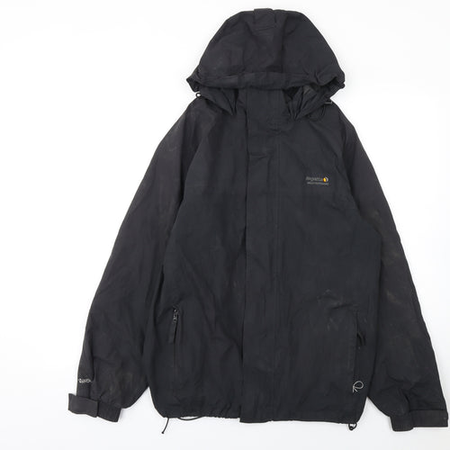 Regatta Men's Black S Waterproof Rain Coat Jacket Hooded Outdoor
