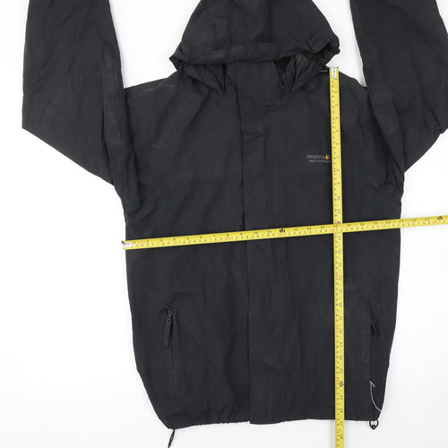 Regatta Men's Black S Waterproof Rain Coat Jacket Hooded Outdoor