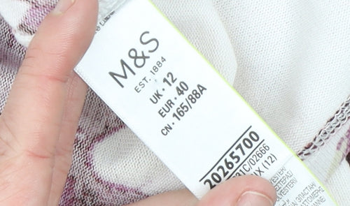 Marks and Spencer Women’s Multicoloured Floral Cardigan Size 12