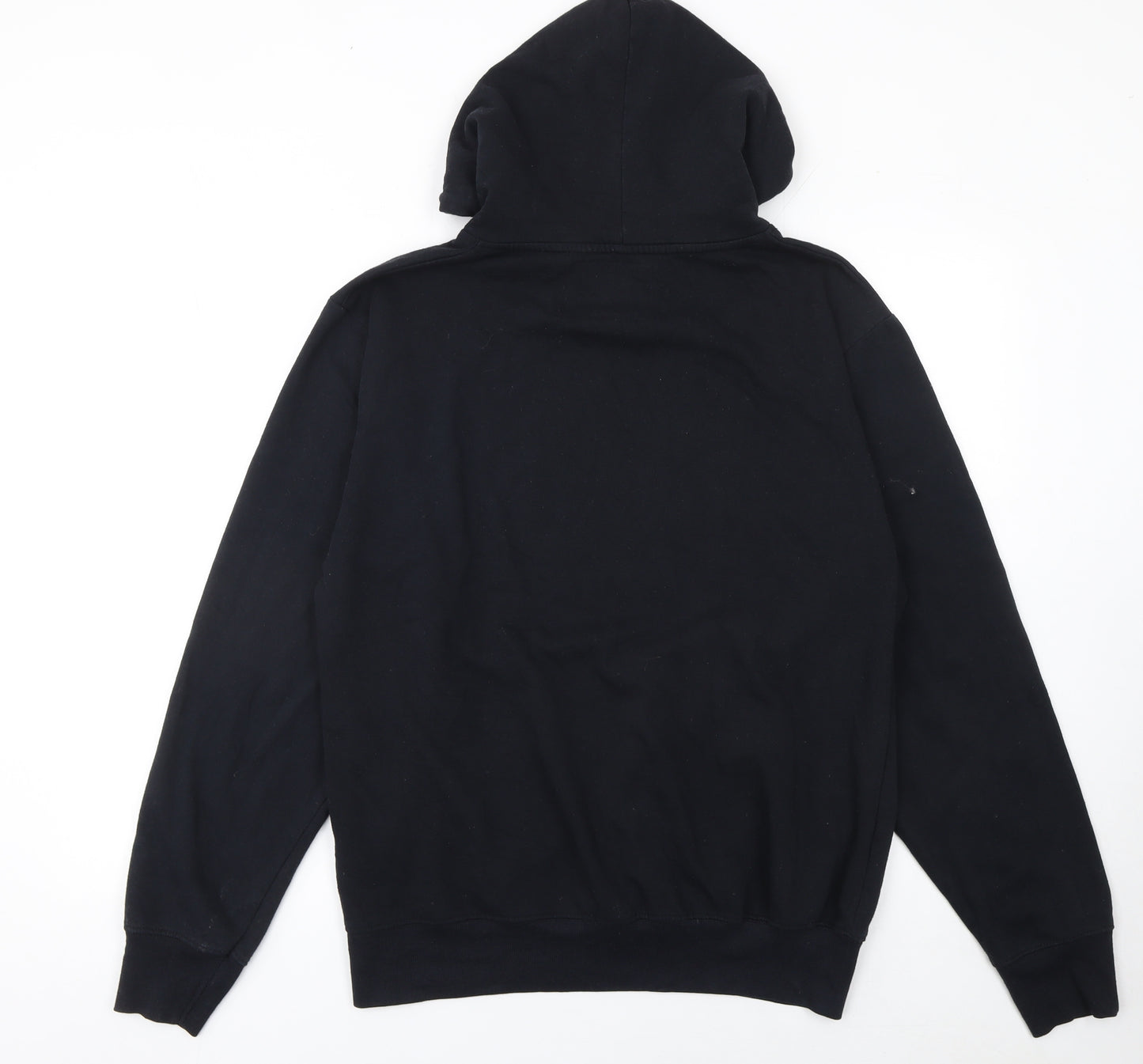 NFL Collection Mens Black New England Patriots Pullover Hoodie M