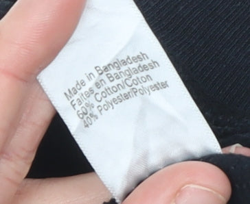 NFL Collection Mens Black New England Patriots Pullover Hoodie M