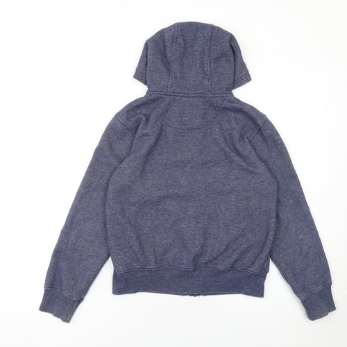 Levi's Boys Blue Full Zip Hoodie 12 Years Cotton Blend Casual Sweatshirt