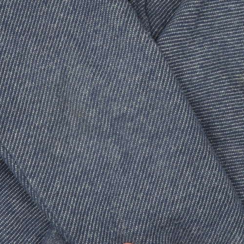Levi's Boys Blue Full Zip Hoodie 12 Years Cotton Blend Casual Sweatshirt