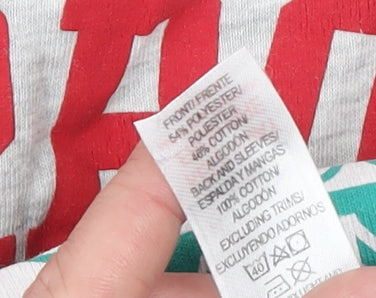 Liverpool FC Boys Grey Red Short Sleeve T-Shirt 10-11 Years Football Fan Top