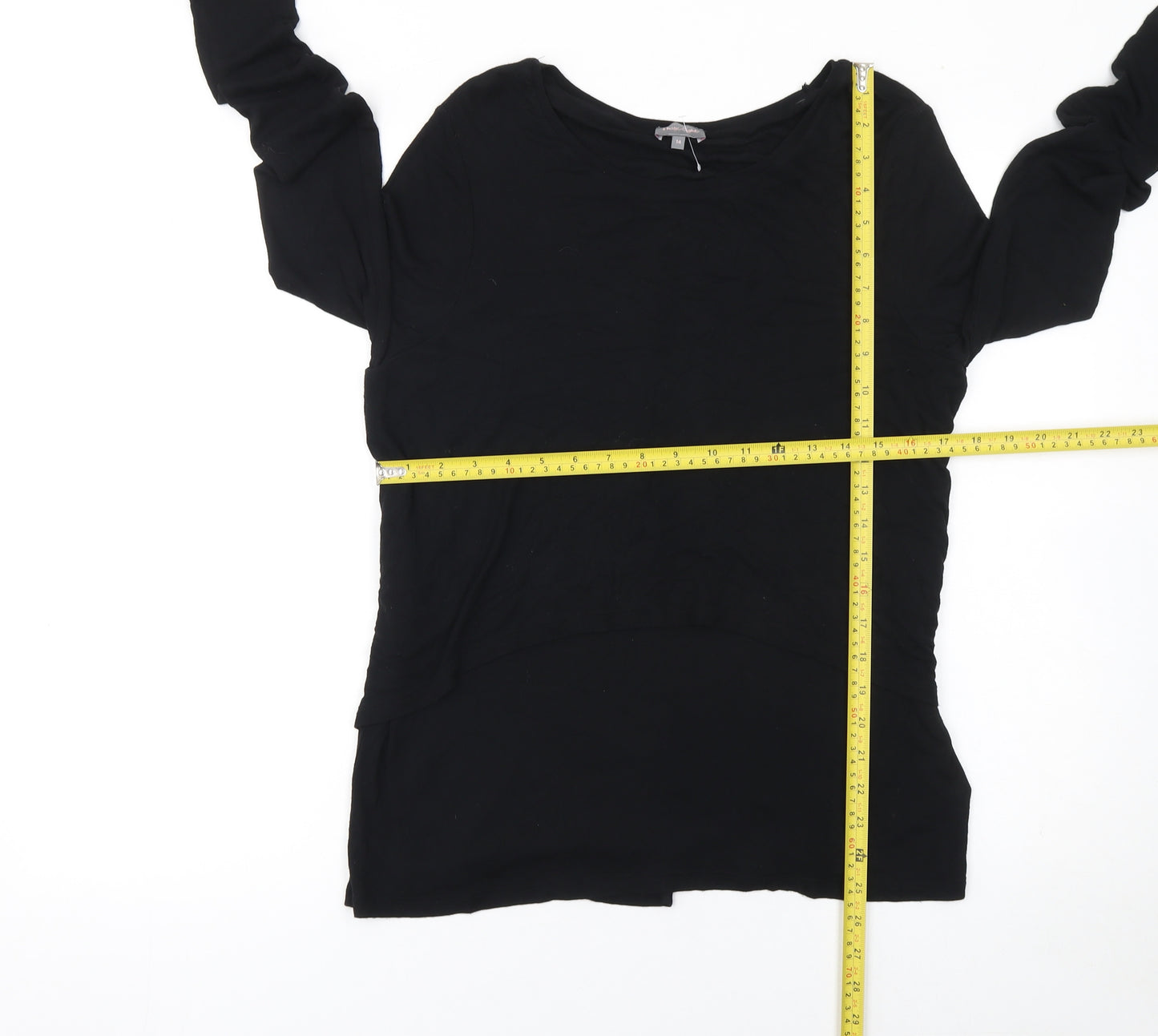 Phase Eight Women Black Size 14 Long Sleeve Pullover Jumper
