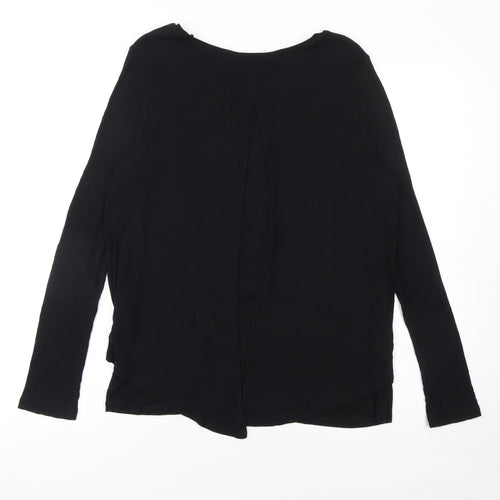 Phase Eight Women Black Size 14 Long Sleeve Pullover Jumper