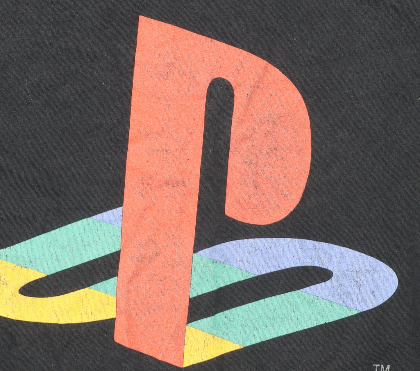 PlayStation Men's Black Long Sleeve Graphic T-Shirt Small Cotton