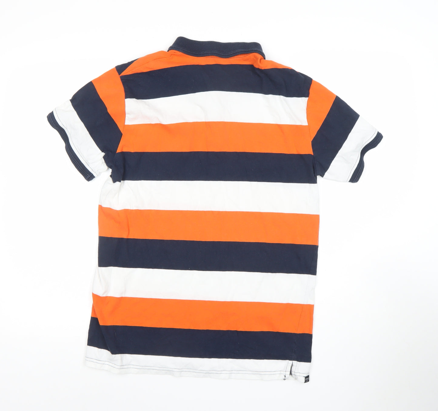 Regatta Men's Multicoloured Striped Cotton Polo Shirt Size L