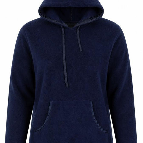Debbie Morgan Women’s Navy Blue Fleece Pullover Hoodie M/L