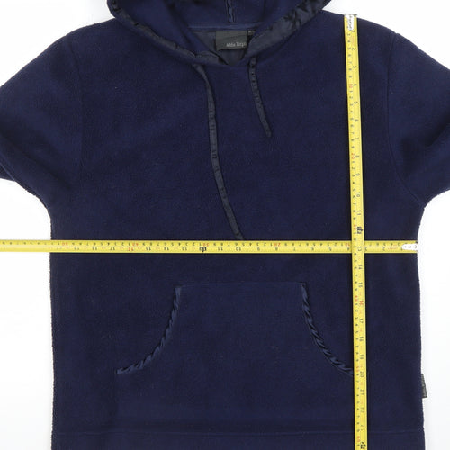Debbie Morgan Women’s Navy Blue Fleece Pullover Hoodie M/L