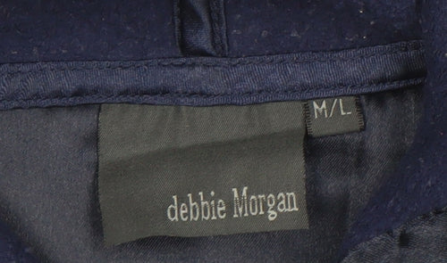 Debbie Morgan Women’s Navy Blue Fleece Pullover Hoodie M/L