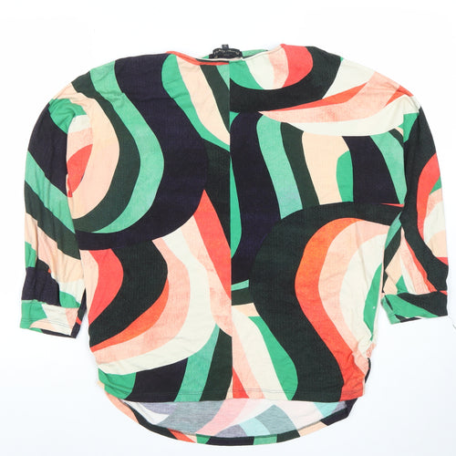 Phase Eight Women's Multicoloured Size 14 Viscose Tunic Top 3/4 Sleeve