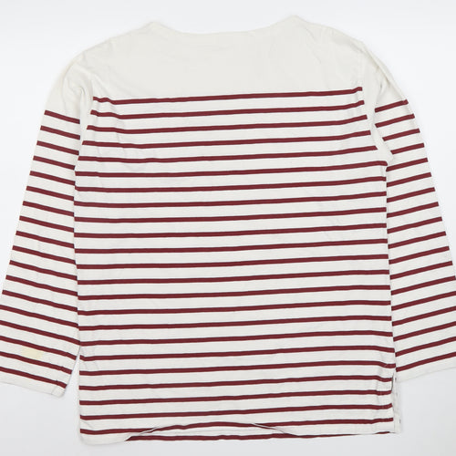Uniqlo Women’s Multicoloured Striped Long Sleeve Cotton T-Shirt M