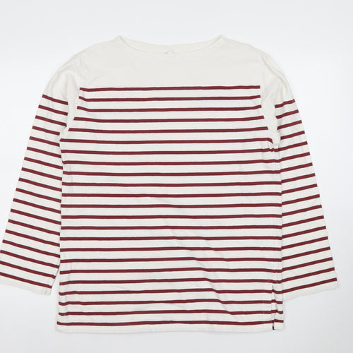 Uniqlo Women’s Multicoloured Striped Long Sleeve Cotton T-Shirt M