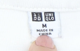 Uniqlo Women’s Multicoloured Striped Long Sleeve Cotton T-Shirt M