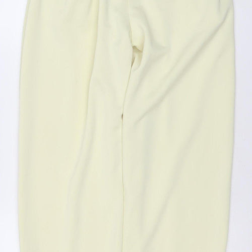 Nike Women Ivory Polyester Jogger Trousers Size S