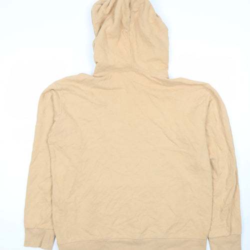 WHO.A.U Women's Beige Pullover Hoodie Medium Californian Dream Style