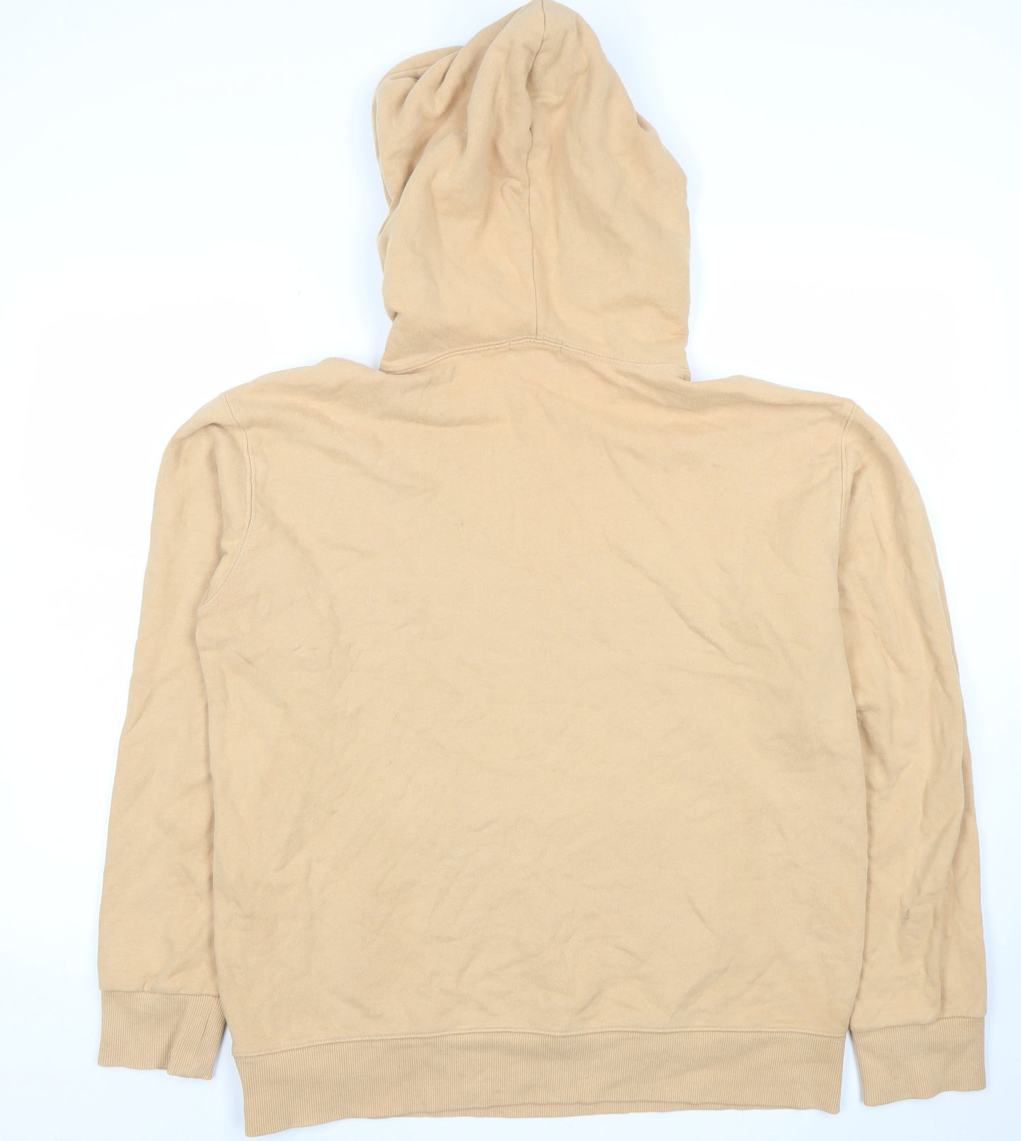 WHO.A.U Women's Beige Pullover Hoodie Medium Californian Dream Style