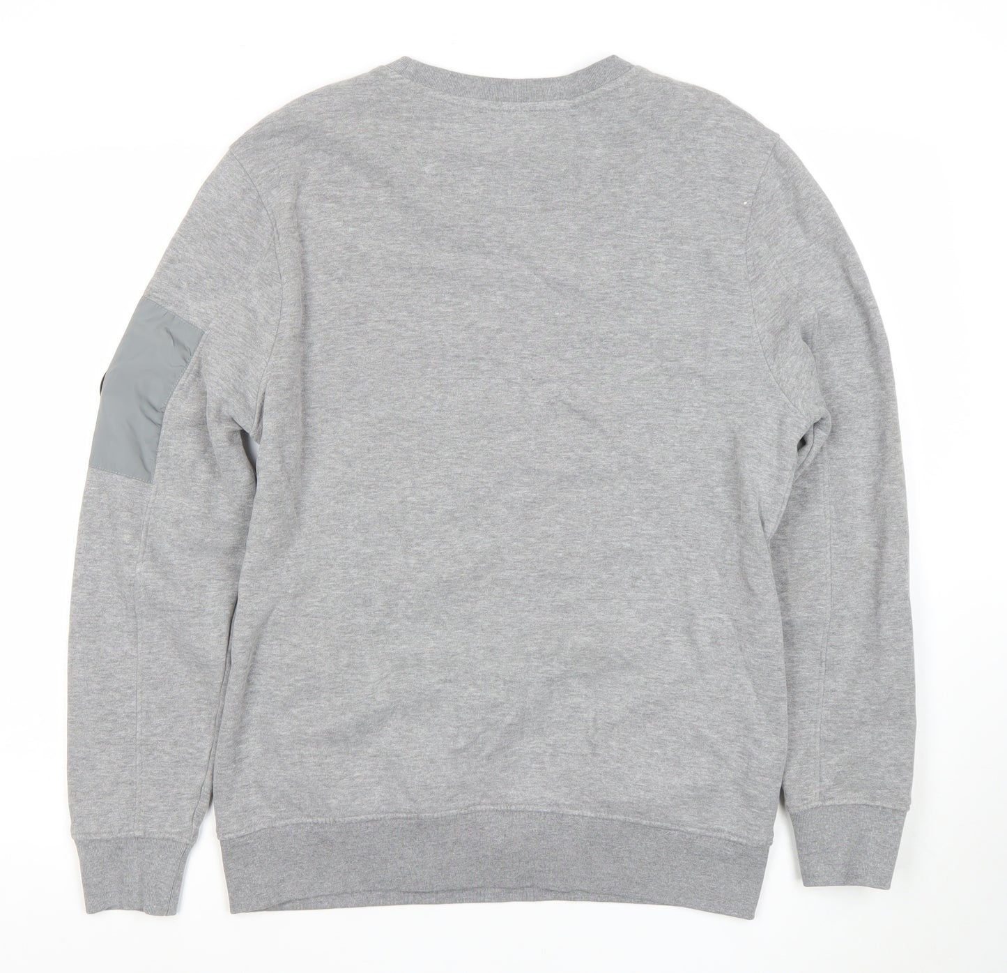 Firetrap Men’s Grey Crew Neck Pullover Sweatshirt Size L
