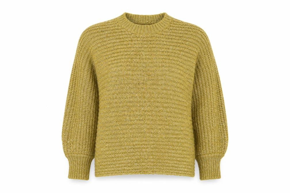 Marks and Spencer Per Una Womens Green Size 12 Chunky Knit Jumper