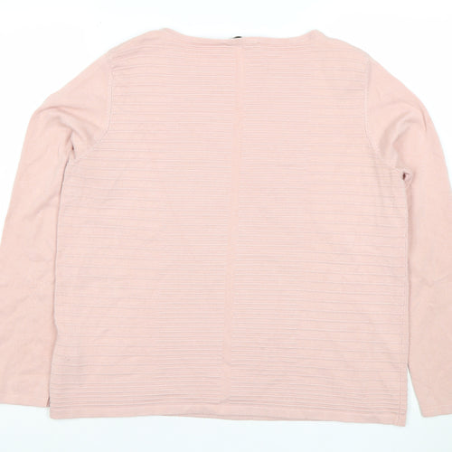Betty Barclay Women Pink Size 12 Lightweight Knit Jumper