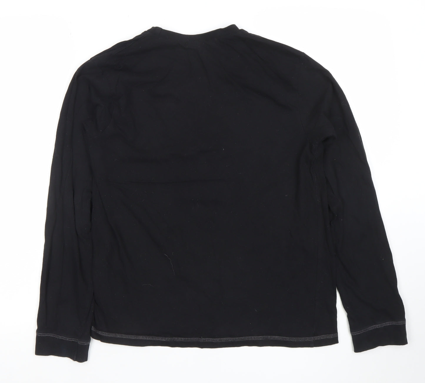 Pyjamas.com Teens Black LFC Long Sleeve Cotton T-Shirt L
