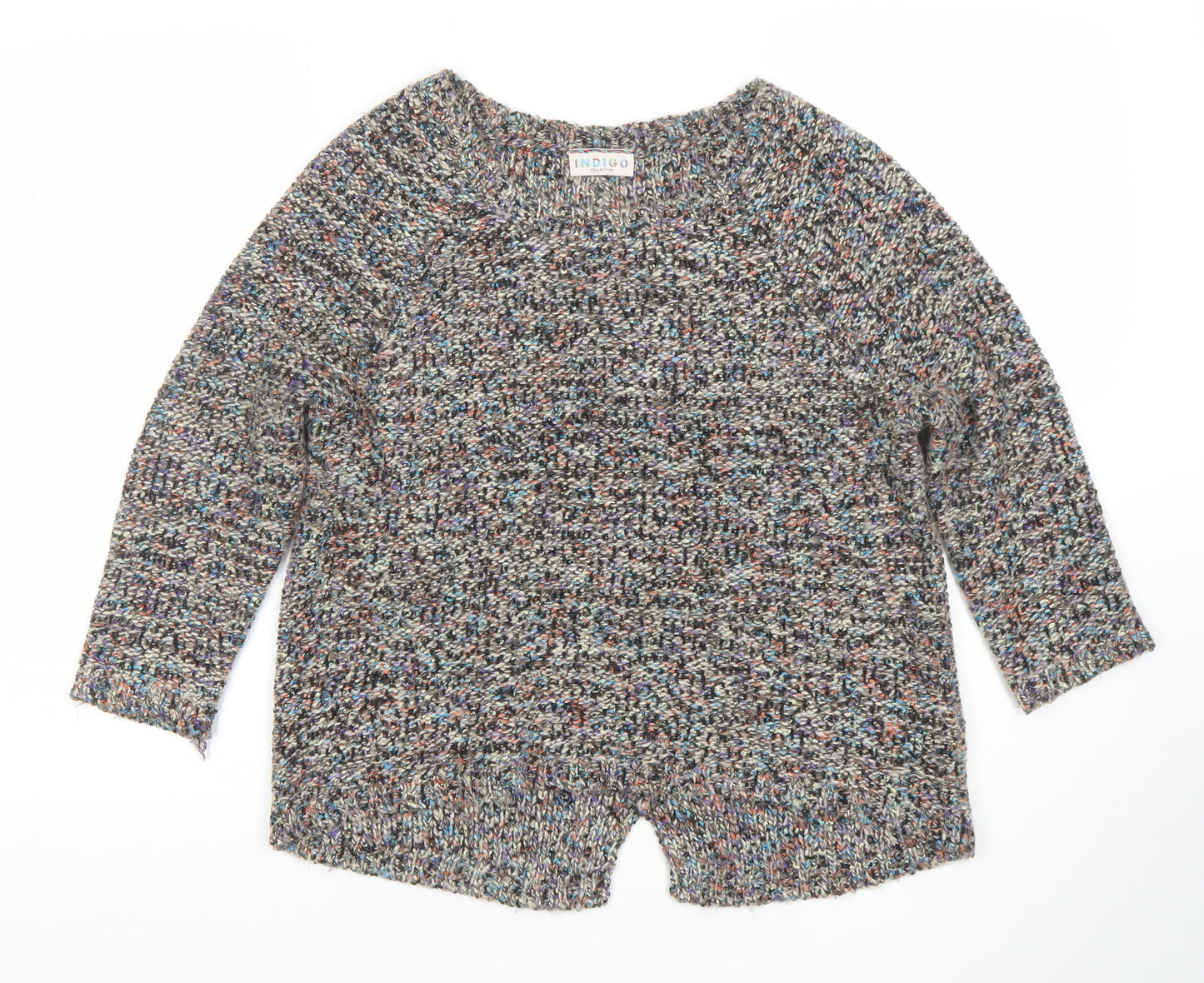 Marks and Spencer Women’s Multicoloured Chunky Knit Cardigan Size 8