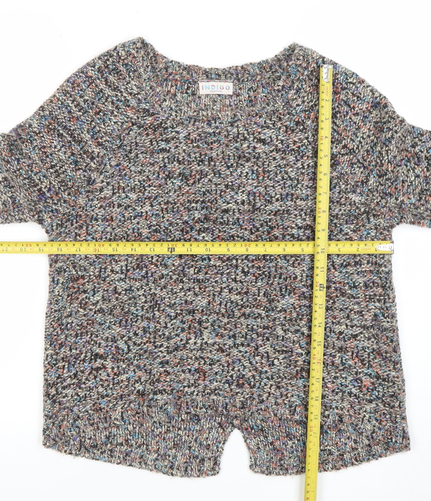 Marks and Spencer Women’s Multicoloured Chunky Knit Cardigan Size 8