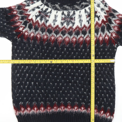 Cedar Wood State Men's Multicoloured S Fair Isle Acrylic Pullover Jumper
