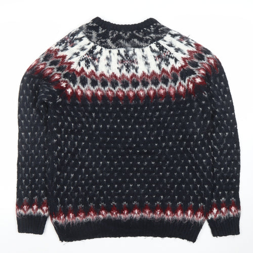 Cedar Wood State Men's Multicoloured S Fair Isle Acrylic Pullover Jumper