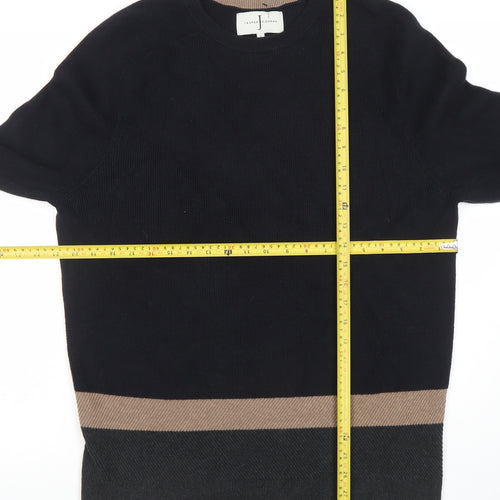 Jasper Conran Men’s Black Cotton Wool Knit Jumper Size L