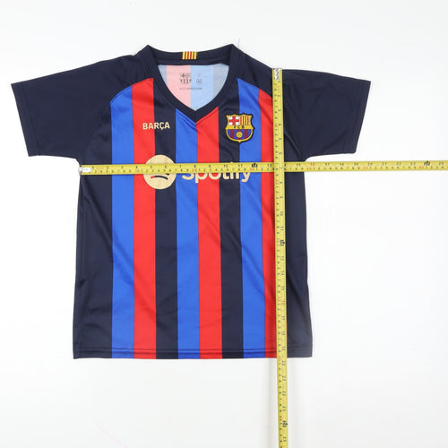 FC Barcelona Boys Multicoloured 10 Years Football Jersey T-Shirt