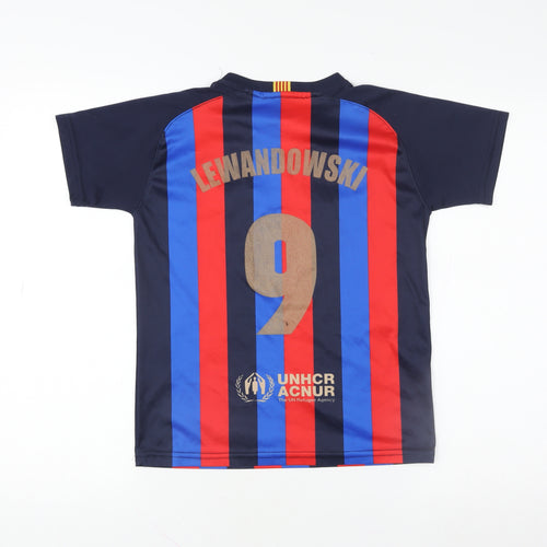 FC Barcelona Boys Multicoloured 10 Years Football Jersey T-Shirt