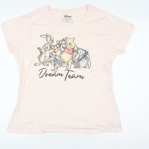 Disney Women's Pink Winnie the Pooh Nightshirt T-Shirt Size 12-14