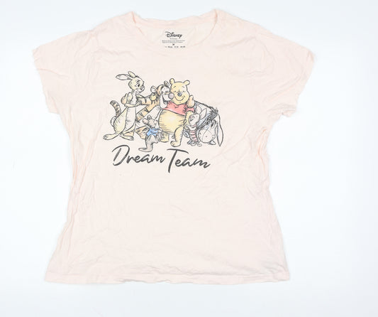 Disney Women's Pink Winnie the Pooh Nightshirt T-Shirt Size 12-14