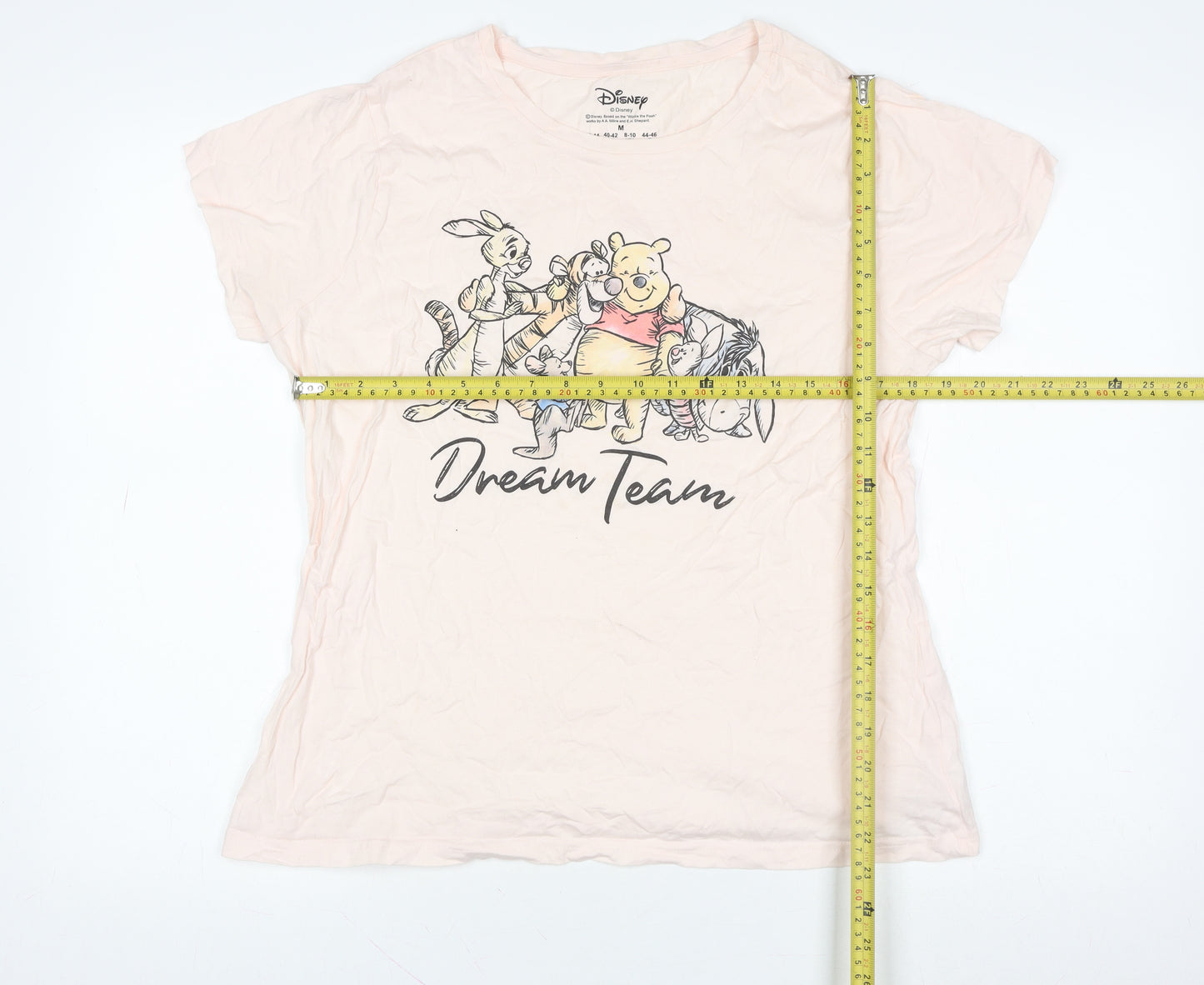 Disney Women's Pink Winnie the Pooh Nightshirt T-Shirt Size 12-14