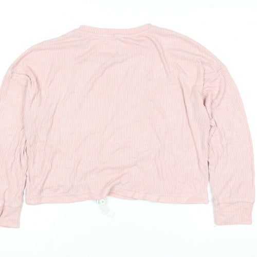 Primark Disney Winnie the Pooh Pink Long Sleeve Pyjama Top Women M