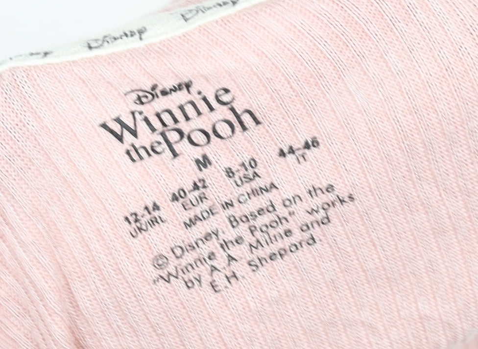 Primark Disney Winnie the Pooh Pink Long Sleeve Pyjama Top Women M