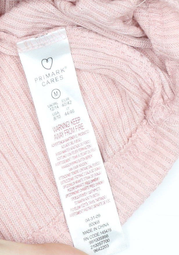 Primark Disney Winnie the Pooh Pink Long Sleeve Pyjama Top Women M