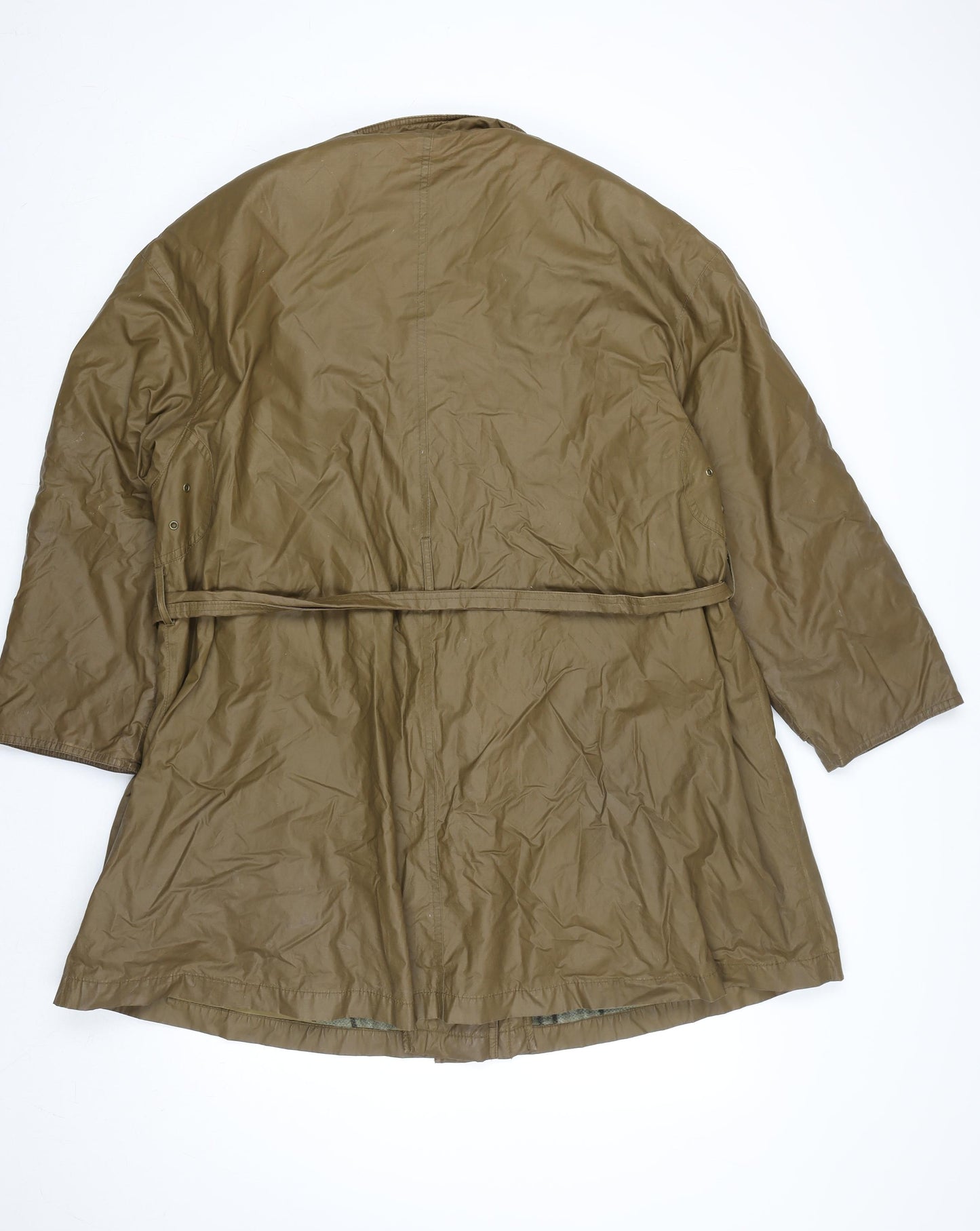 Four Seasons of London Men's Brown M Belted Waterproof Rain Coat