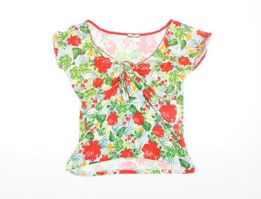 Joe Browns Womens Multicoloured Floral Tunic T-Shirt Size 16