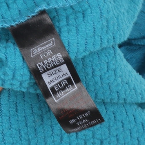 Dunnes Stores Women Blue Hooded Pullover Sweatshirt Size 12