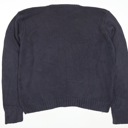 Ralph Lauren Men’s Blue 2XL Cotton Crew Neck Pullover Jumper